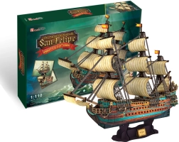 3D puzzle sailing ship San Felipe – 248 pieces