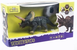 Remote-Controlled Triceratops Dinosaur with Lights and Sounds