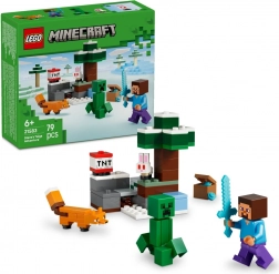 LEGO Minecraft Steve et aventures dans la taïga