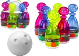 Bowling Set – 6 Transparent Color Pins