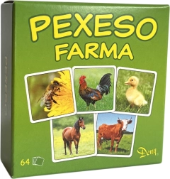 Farm Pexeso game in a box