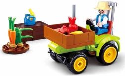 Sluban Town Farm Fruit Tractor Building Set