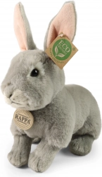 Sivi plišasti zajček 23 cm RAPPA ECO