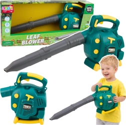Children’s garden leaf blower with sound effects, green
