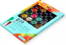 Akvarelové farby 28 intenzívnych farieb