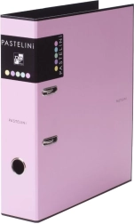 Raccoglitore A4 con meccanismo a leva 7 cm PASTELINI rosa