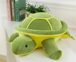Green plush turtle