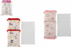 Dyne og pude med underlag til dukker