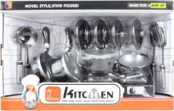 Children's cookware set with stove