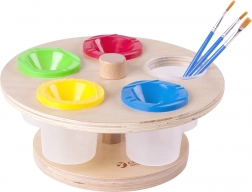 CLASSIC WORLD forgatható festéktartó állvány poharakkal