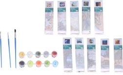 Set creativo di pittura con i numeri 30x30 cm