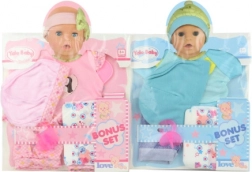 Oblečenie pre bábiku 40 cm s plienkou a cumlíkom