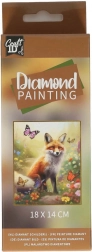 Diamond Painting Fox 14x18 cm