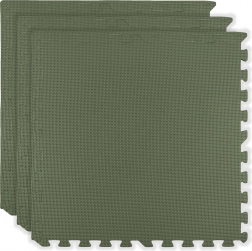 Pena HUMBI 180 × 60 cm – velike vodoodporne sestavljanke, varne, 3 kosi, kaki