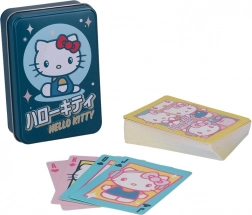 Hello Kitty rummy cards in a tin box