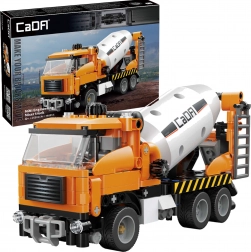 CaDA Construction Cement Truck – Concrete Mixer, 368 Pieces