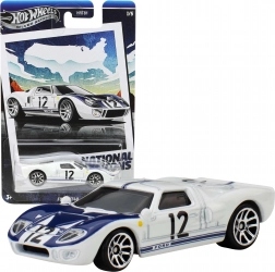 Hot Wheels Ford GT40 National Icons 1:64 fém modell 7 cm