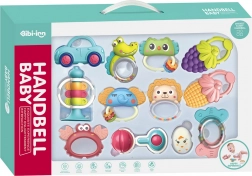 Set of Rattles and Teethers Animals 12 pcs