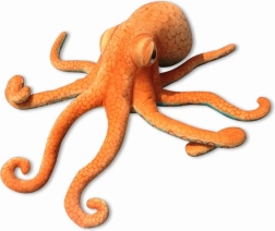 Plush Octopus 55 cm Orange