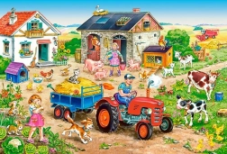 Puzzle MAXI 40 darabos LIFE ON THE FARM a CASTORLAND-tól