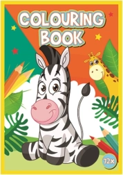 Safari Coloring Book A4, 72 pages