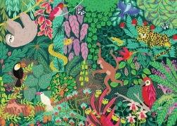 Puzzle Ravensburger Foresta Pluviale Magica 1000 pezzi