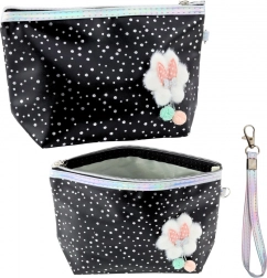 Borsetta Cosmetica Perník con Fiocco Nera 23x16cm