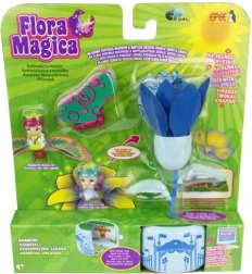 Čarobni cvet Flora Magica in metulj – igralni set 2 v 1
