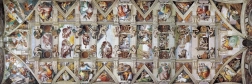 Panoramic Puzzle Sistine Chapel Ceiling 1000 Pieces EUROGRAPHICS