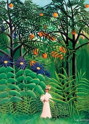 Puzzle Woman Walking in an Exotic Forest 1000 pieces EUROGRAPHICS