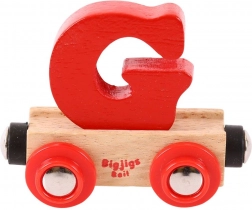 Bigjigs Rail Wooden Wagon - Letter G