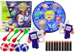 Space Adventure Target Shooting Game with Target, Pistols and Darts