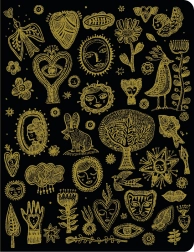 Dizajnový zápisník zlatá Aurelia DJECO