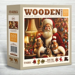 WOODEN CITY Wooden Puzzle Santa’s Bunnies 505 pieces