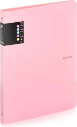 Classeur à anneaux PASTELINI rose A4