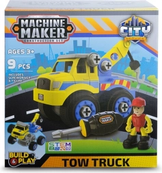 Set di costruzione veicoli CITY SERVICE Machine Maker per bambini
