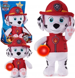 plišasti Paw Patrol Marshall z baterijsko svetilko in nočno lučko 32 cm