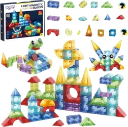 Woopie magnetische 3D bouwstenen – educatieve set 63 stuks