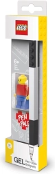 Penna gel LEGO con minifigure, nera