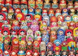 Puzzle EUROGRAPHICS Russian Matryoshkas 1000 pieces