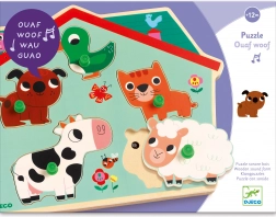 Puzzle ad Incastro Animali Domestici DJECO