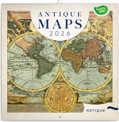 Calendario con note Mappe antiche 2026