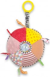 Interaktivna plišana edukativna igračka za kolica BABY MIX s zvečkeom