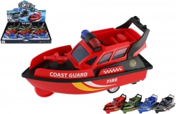 Rettungsboot aus Plastik mit Uhrwerk 14 cm