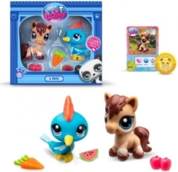 Littlest Pet Shop – set di 2 figure con accessori, serie 1