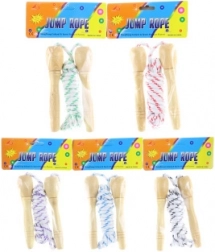 Corda per saltare in legno 2 m