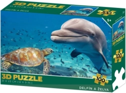 3D Puzzle - Dolphin and Turtle