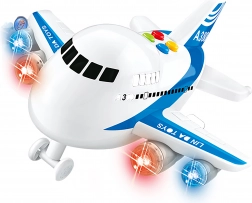 Lietadlo na zotrvačník so svetelnými a zvukovými efektmi 22 cm