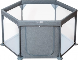 FREEON Hexagon playpen, melange grey