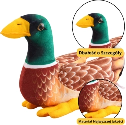 Plush Toy Brown-Green Duck 28 cm
